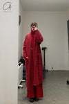 Daniel Andresen loose cardigan Hylia red